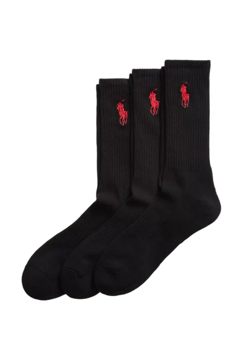 Чорапи (Pack of 2) Big Pny 3Pk-Crew Sock 449858064002 001 black
