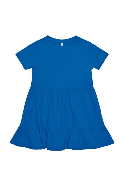 Детски Рокля Kmgmay S/S Cutline Dress Solid Jrs 15253869 18-4051 tcx strong blue