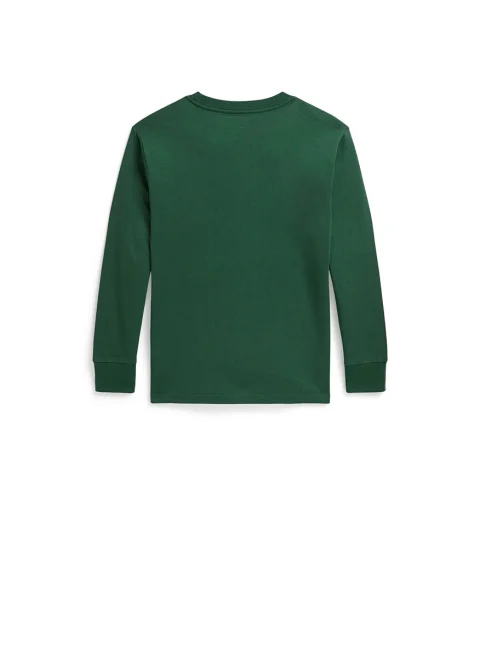 Блуза с лого бродерия Ralph Lauren Kids 7-14 — снимка 2