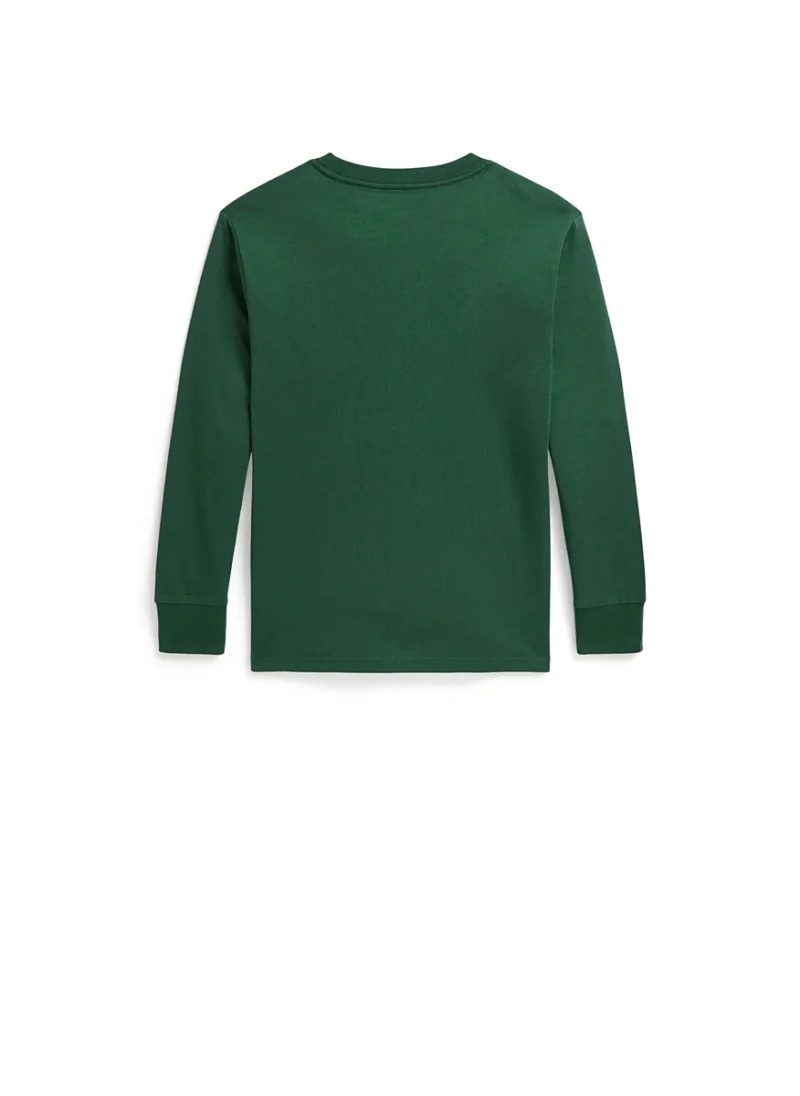 Блуза с лого бродерия Ralph Lauren Kids 7-14 — снимка 2