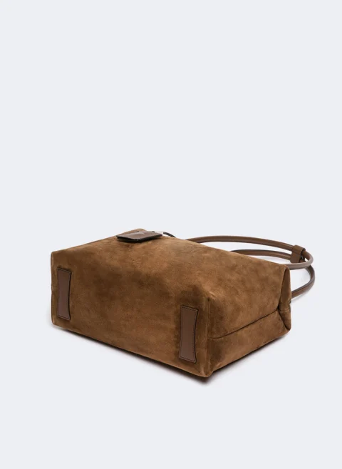 Велурена чанта 'Boston' Max Mara Mxaholdallglide — снимка 3