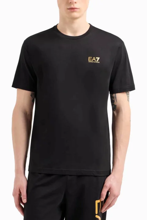 T-Shirt 7M000567AF10375 MC004 black/gold — снимка 2