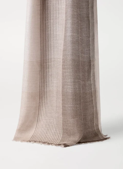 Раиран шал `Chevron` Brunello Cucinelli — снимка 3