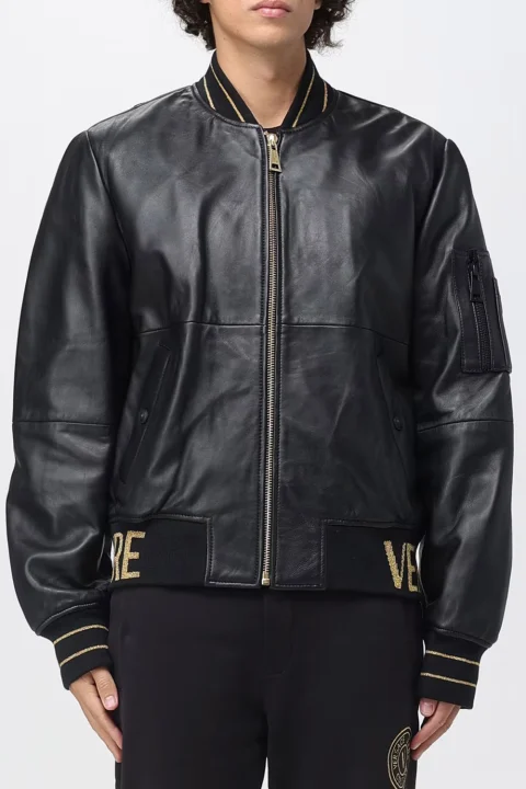 Яке 79Upp06 Bomber Vjc Gold Jacquard 79GAVP06CPPS3 899 black — снимка 2