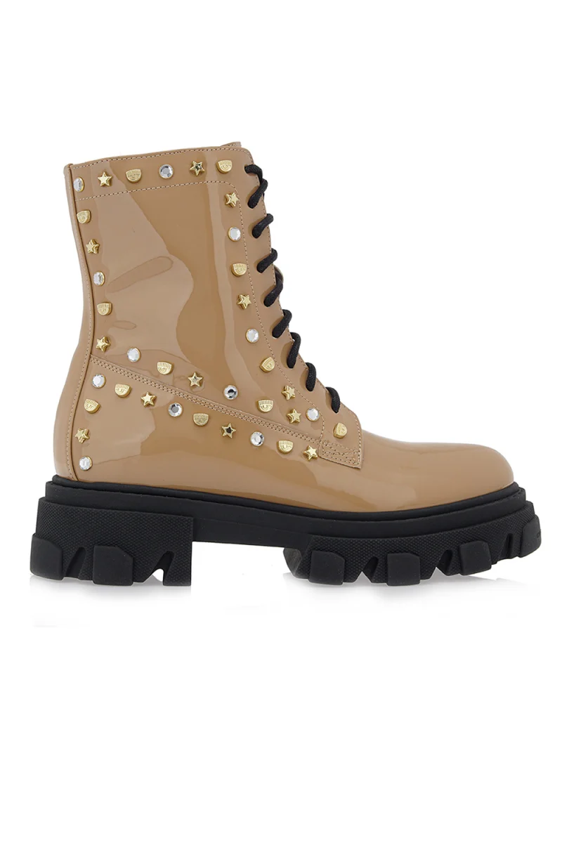 Ботуши CF3037 014 patent beige