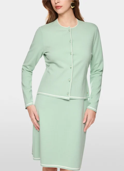 Фина жилетка с контрастни детайли Marc Cain Collections