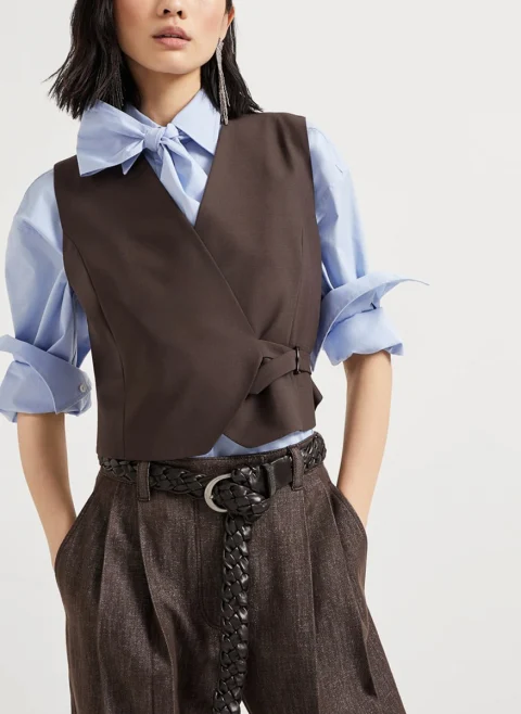 Колан с монили 'Braided' Brunello Cucinelli — снимка 3