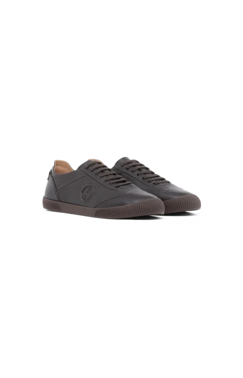 Sneakers in Leather with a Rubber Sole — снимка 2