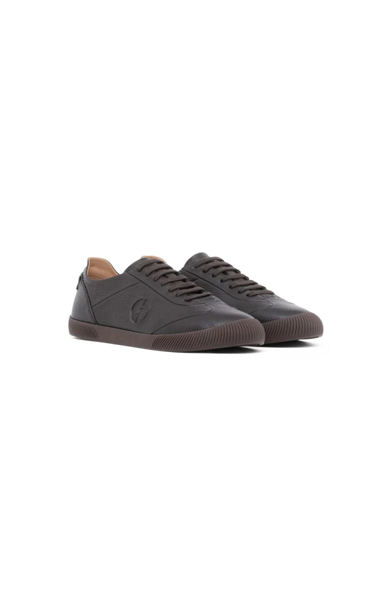 Sneakers in Leather with a Rubber Sole — снимка 2