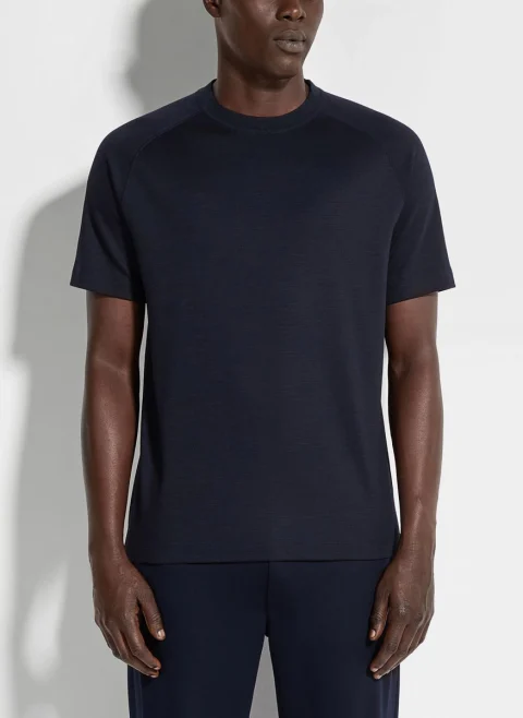 Тишърт от 100% вълна 'High Performance™' Zegna