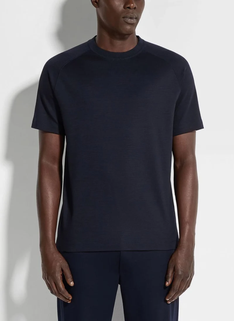 Тишърт от 100% вълна 'High Performance™' Zegna