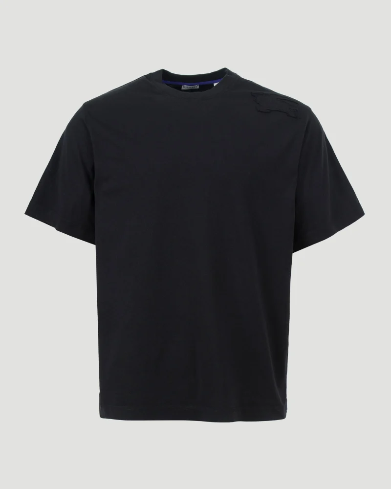 Cotton T-Shirt in Black
