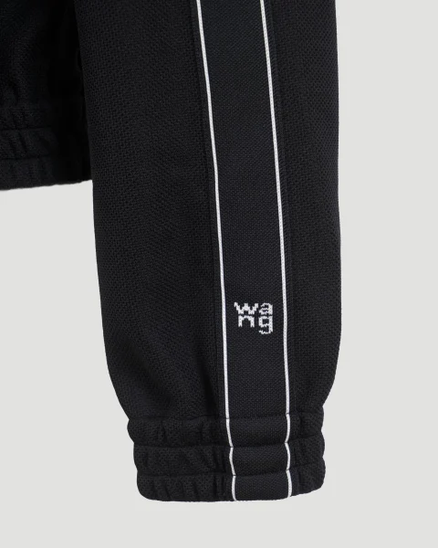 Cropped Track Jacket in Black — снимка 4