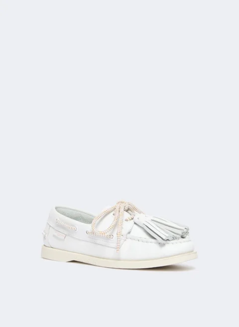 Кожени мокасини 'Boat' Weekend Max Mara Wkadockside2 — снимка 9