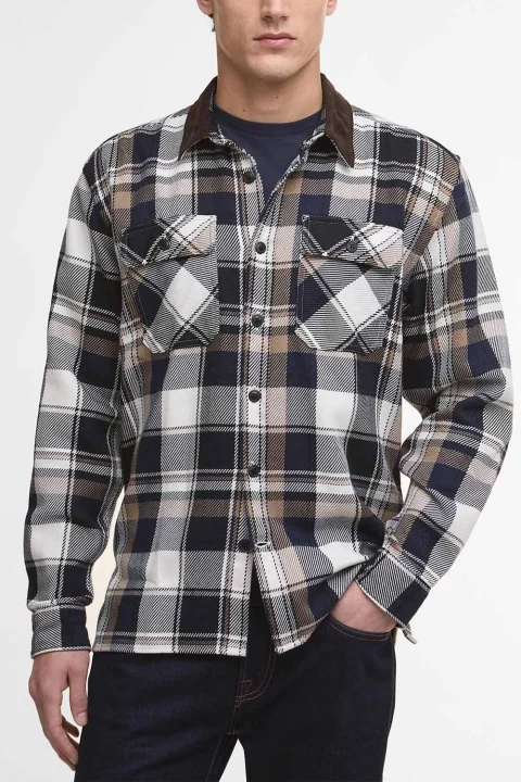 Риза Grasmoor Relaxed Checked MSH5646 ny91 navy — снимка 2