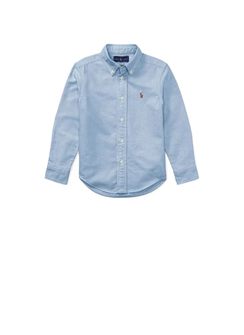 Риза с бродерия Ralph Lauren Kids 2-7 — снимка 4