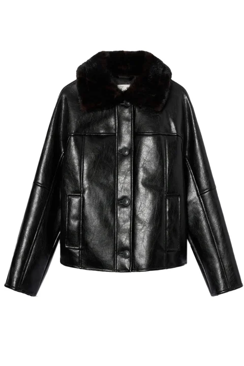 Яке Clisia Faux Leather CLS0001-00068M 00 black