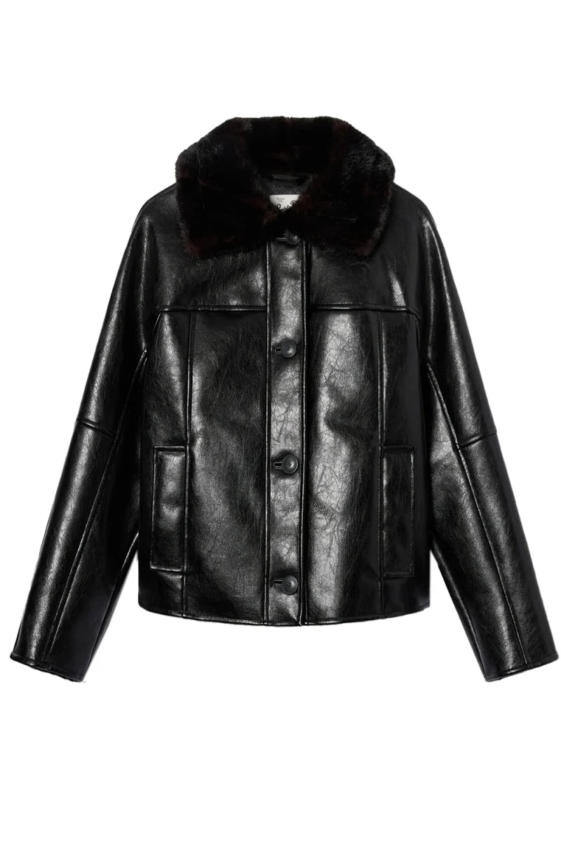 Яке Clisia Faux Leather CLS0001-00068M 00 black