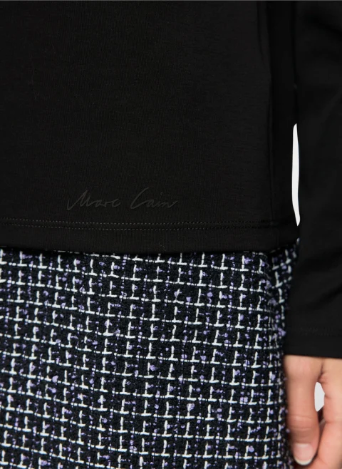 Блуза с декоративни кристали Marc Cain Collections — снимка 4