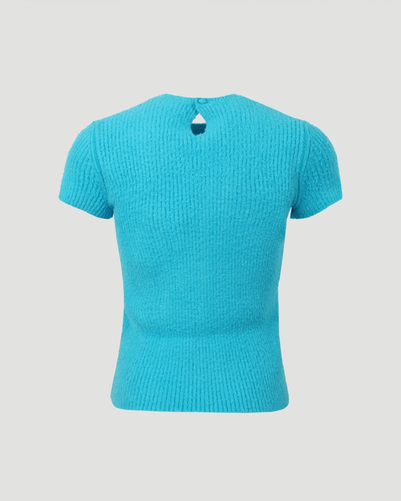 Turquoise Top in Cotton — снимка 2