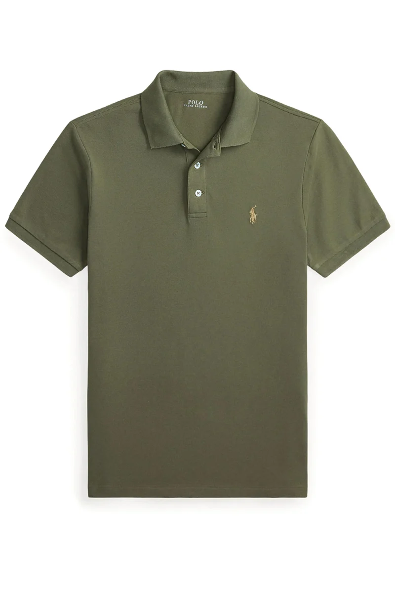 Polo Stretch Mesh-Ssl-Psh 710941439509 300 green