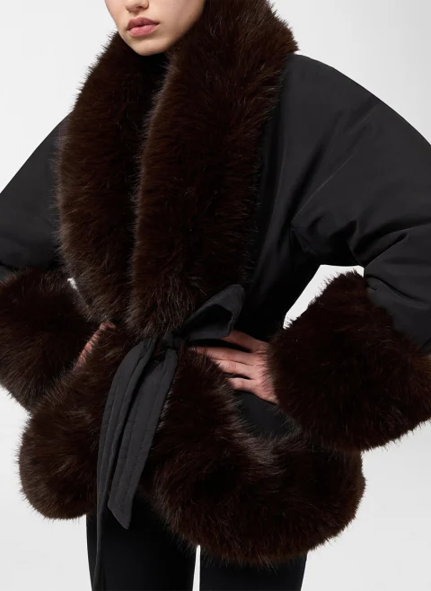 Яке с 'faux fur' детайли 'Brina' The Andamane
