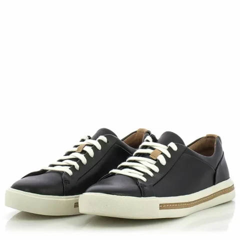 Дамски Сникърс CLARKS – 26141642 UN MAUI LACE BLACK LEATHER_1 — снимка 2