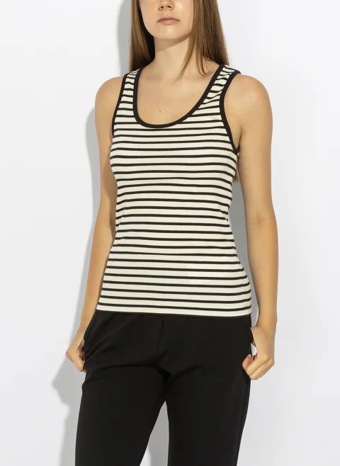 Рипсен топ Weekend Max Mara Wkdmultik — снимка 7