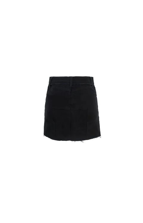 Denim Skirt in Black — снимка 2