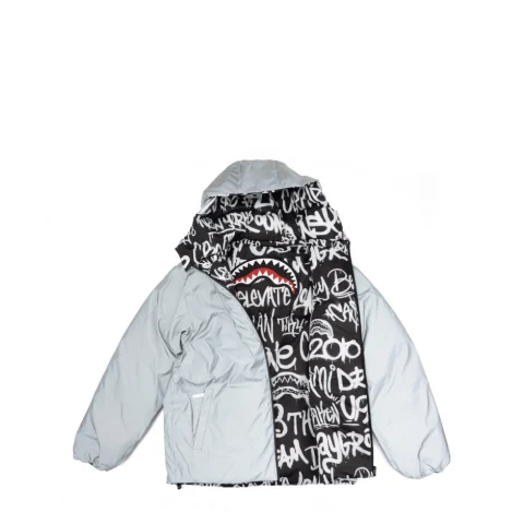 Двулицево яке GRAFFITI REFLECTIVE DOUBLE PADDED SPRAYGROUND — снимка 5