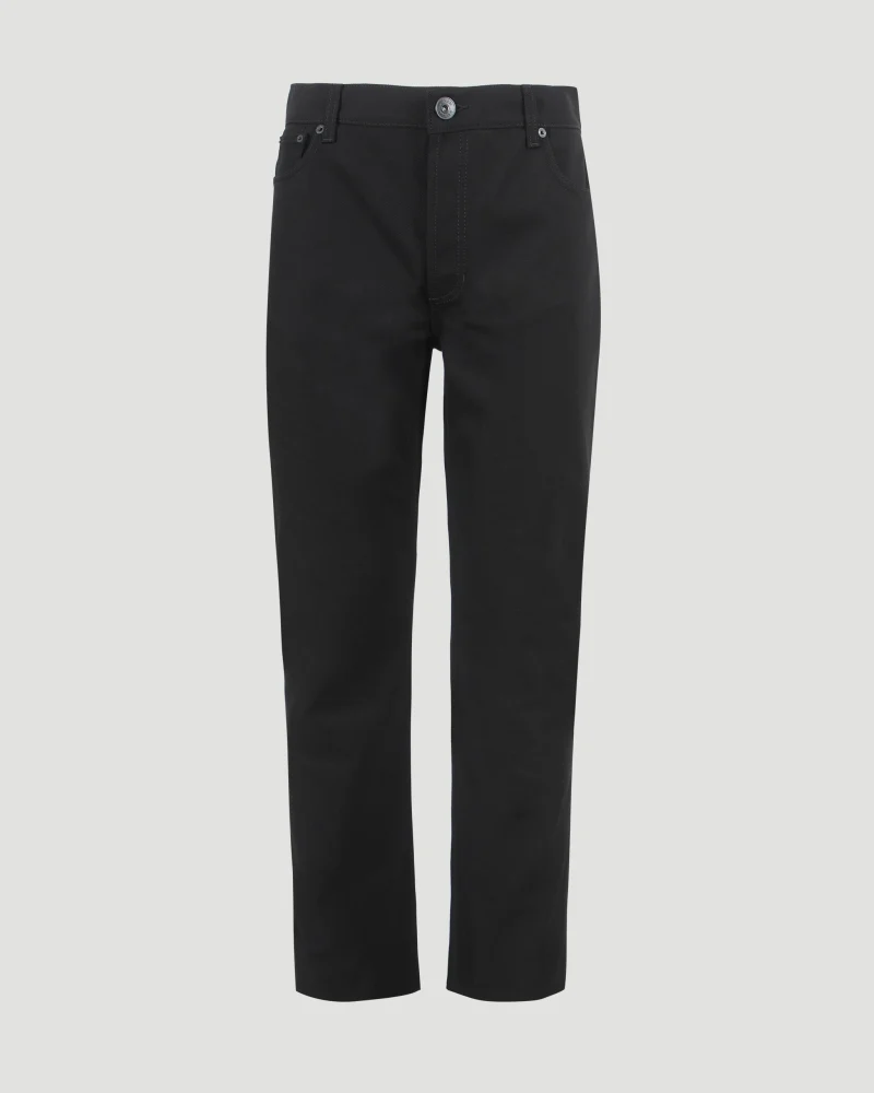 Straight-Leg Jeans in Black