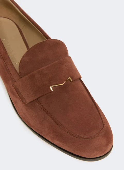 Велурени мокасини Max Mara Mxaorafo — снимка 3