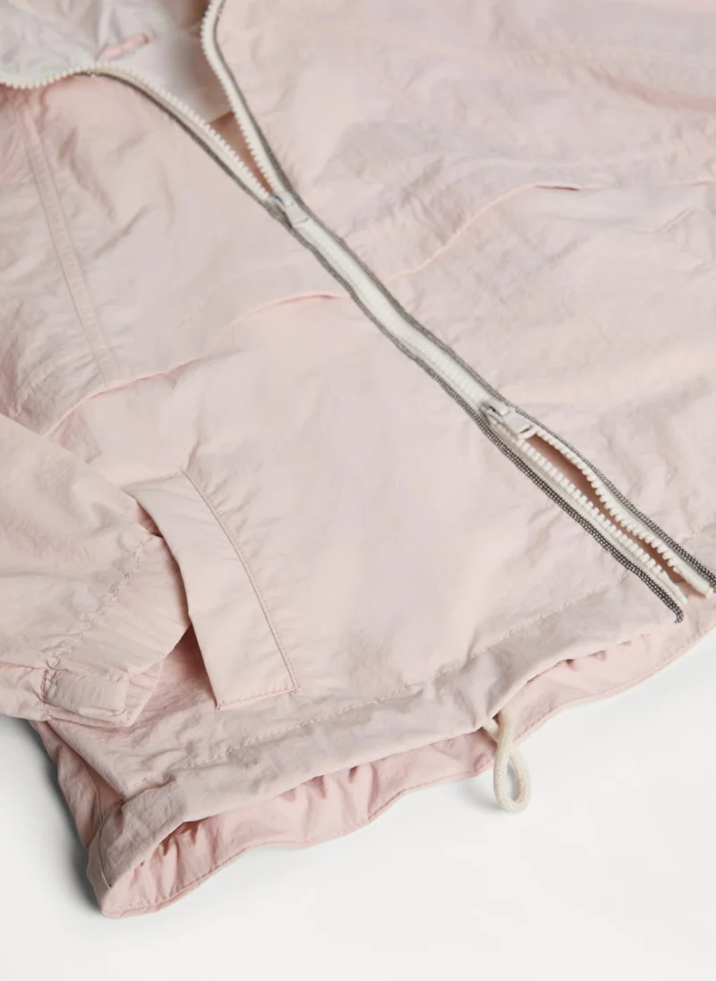 Яке с качулка и монили Brunello Cucinelli Kids — снимка 3