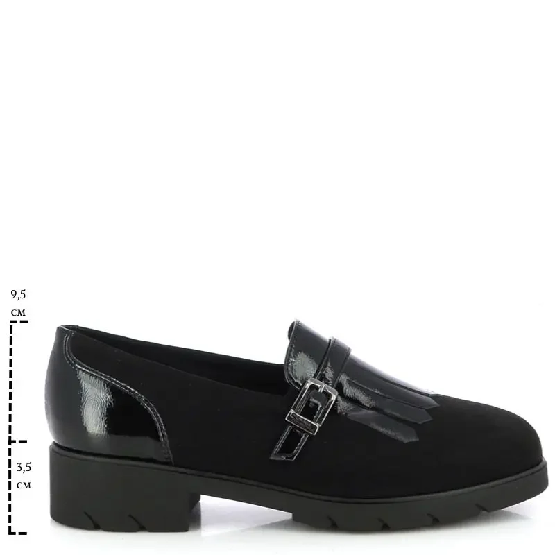 Дамски Лоуфър DONNA SERENA – 9E6255DS 850 NERO — снимка 6