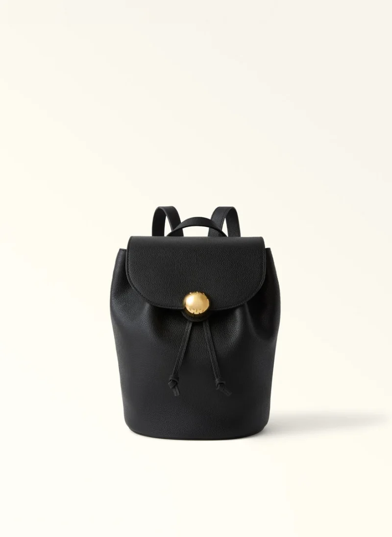 Кожена раница Furla Moonlight Nero