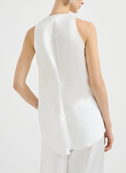 Топ с коприна Brunello Cucinelli — снимка 3