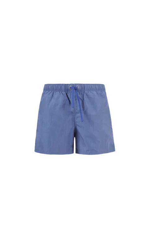 Swim Shorts with Givenchy Paris Embroidery in Blue