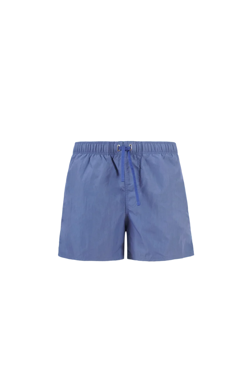 Swim Shorts with Givenchy Paris Embroidery in Blue