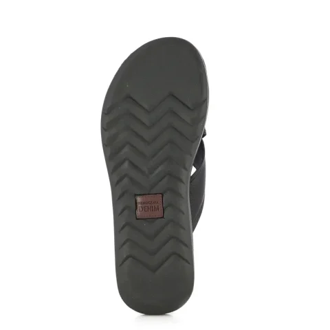 Мъжки Ежедневни Чехли DEMOCRATA – 015142-001 ZION BLACK — снимка 4