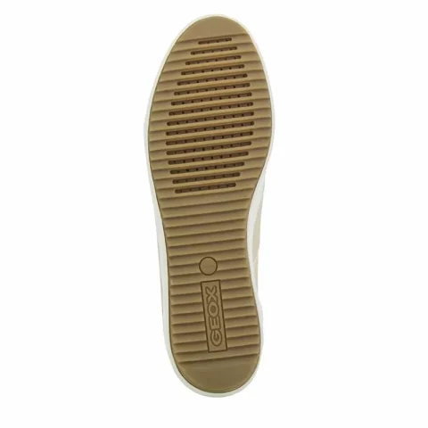 Дамски Сникърс GEOX – D366HE 229 D BLOMIEE OFF WHITE/LT GOLD — снимка 4