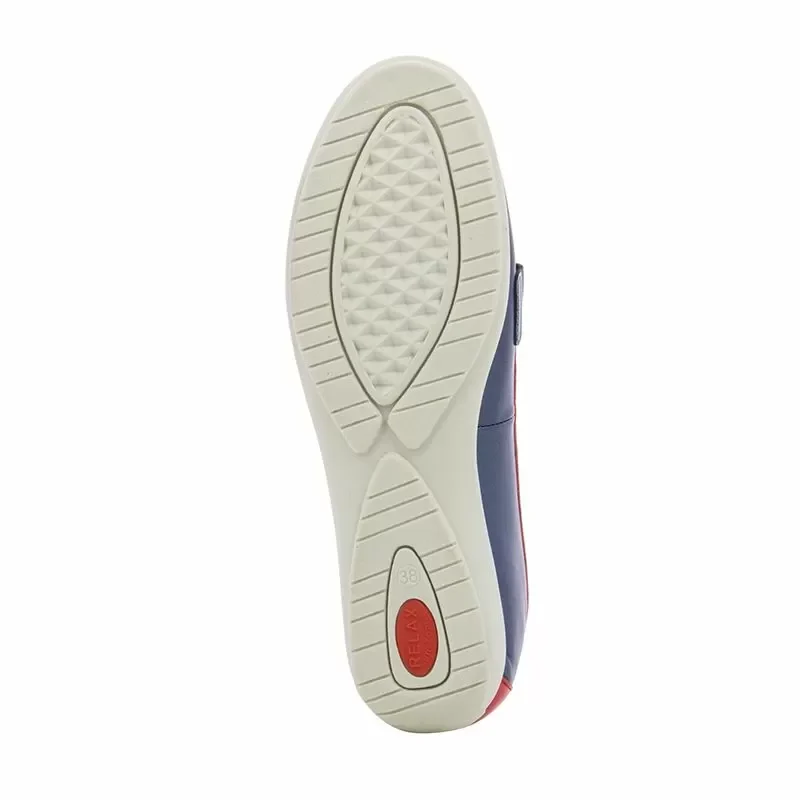 Дамски Мокасини RELAX ANATOMIC – E-1271-666 BLUE — снимка 4
