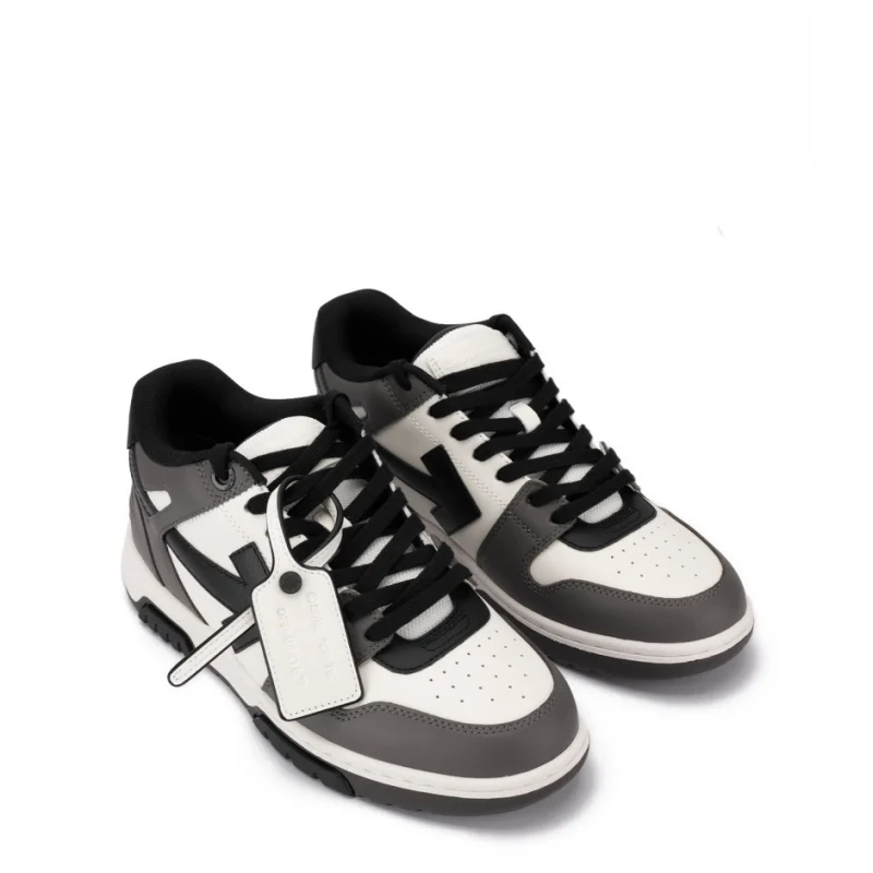 Мъжки сиви сникърси Out Of Office OFF-WHITE — снимка 8
