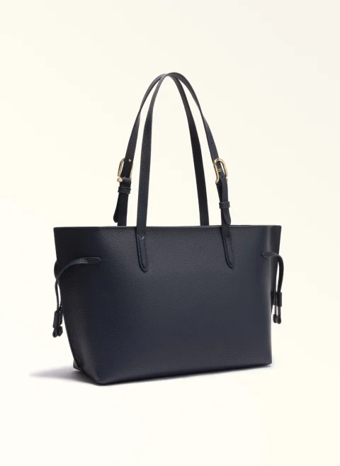 Кожена 'Tote' чанта Furla Ava Ink Blue — снимка 2