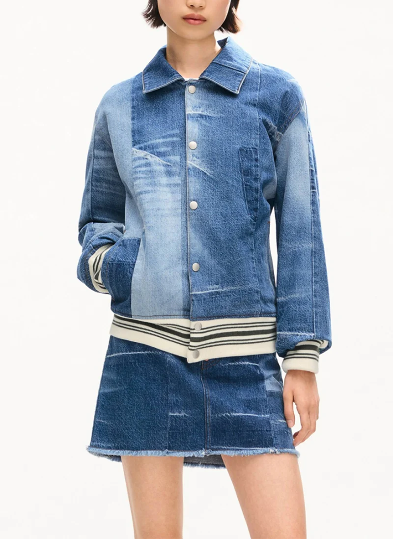 Яке от деним 'Patchwork' Kenzo — снимка 2