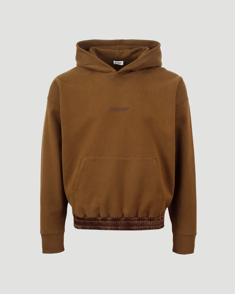 Cotton Hoodie in Macchiato