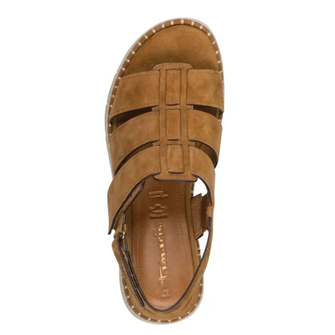 Дамски Сандали На Платформа TAMARIS – 1-28243-46-305 COGNAC — снимка 5