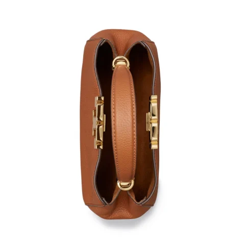 Дамска кафява чанта Mini Eleanor TORY BURCH — снимка 8