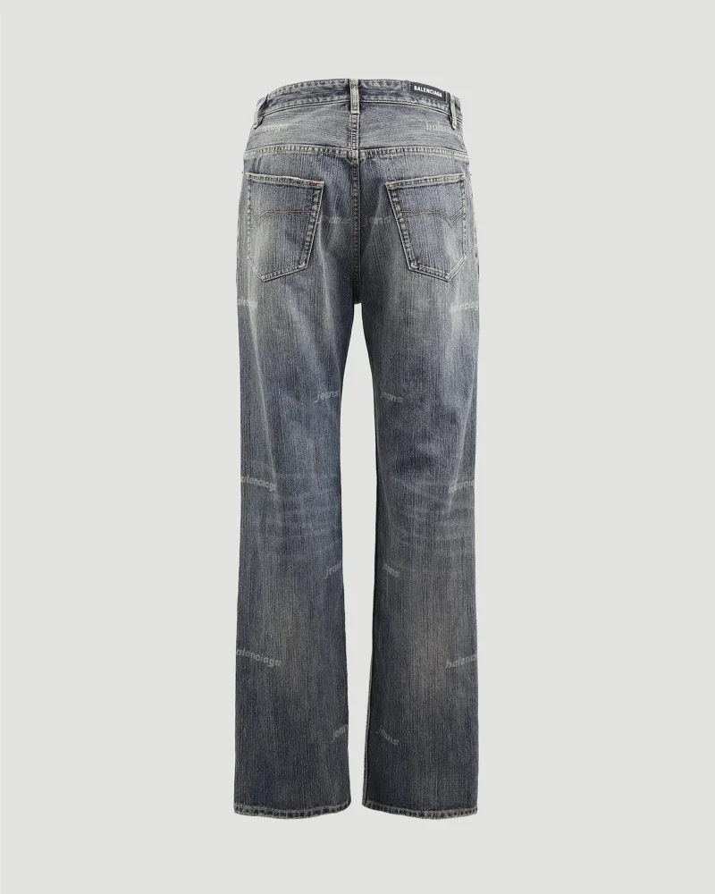 Allover Logo Denim Jeans — снимка 2