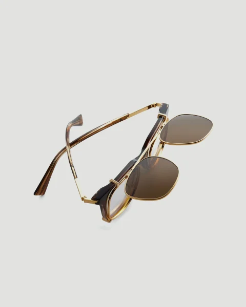 Classic Square Clip on Sunglasses — снимка 4