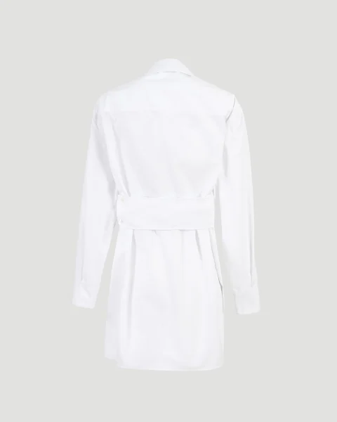 Belted Shirting Dress — снимка 3
